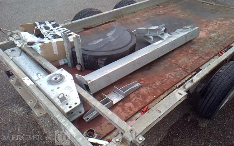 HUBIERE REMORQUE PORTE ENGIN 2T8  FE-431-SD