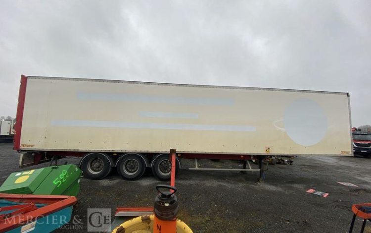 GENTRAIL SEMI REMORQUE FOURGON 3 ESSIEUX – POUR PIECES  FF-869-BN