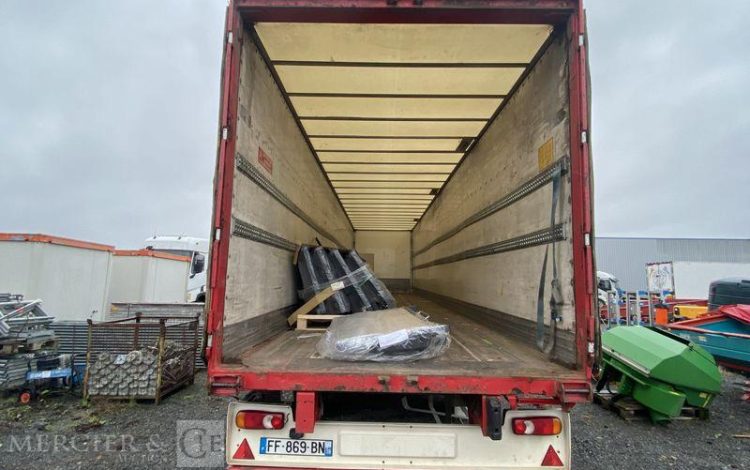 GENTRAIL SEMI REMORQUE FOURGON 3 ESSIEUX – POUR PIECES  FF-869-BN