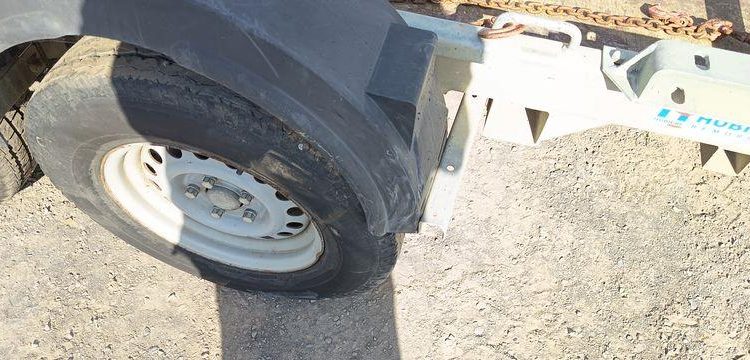 HUBIERE REMORQUE PORTE ENGIN 2T8  FG-213-DT