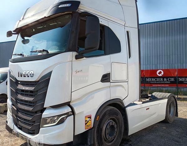 IVECO S-WAY 510 – PTRA 44 TONNES – DIESEL – 440235 KMS – BLANC FT-398-CE