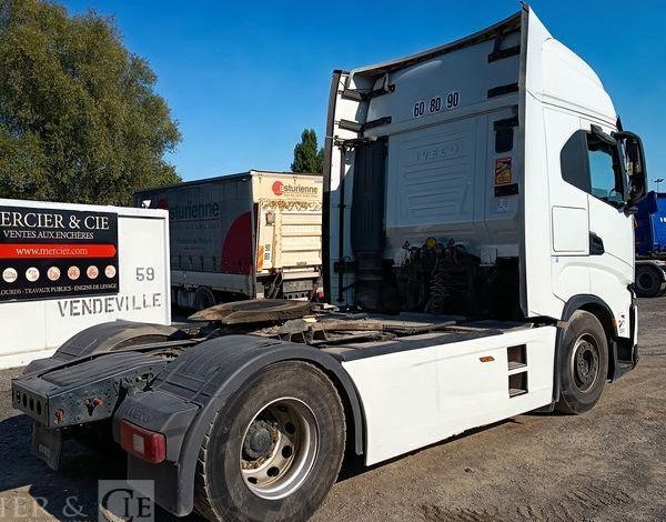 IVECO S-WAY 510 – PTRA 44 TONNES – DIESEL – 440235 KMS – BLANC FT-398-CE