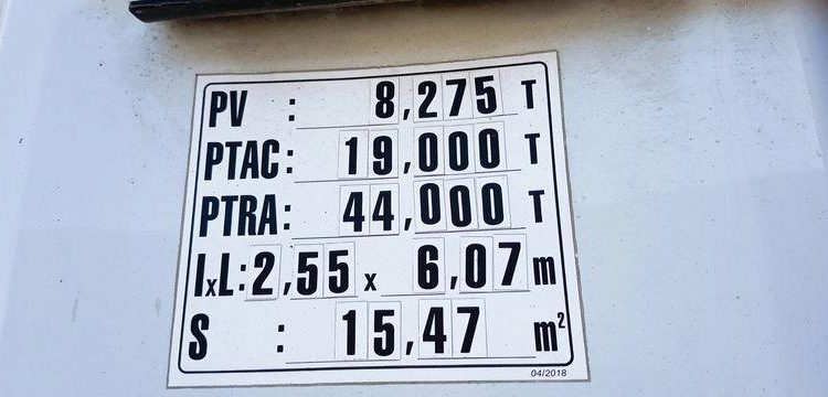 IVECO S-WAY 510 – PTRA 44 TONNES – DIESEL – 440235 KMS – BLANC FT-398-CE