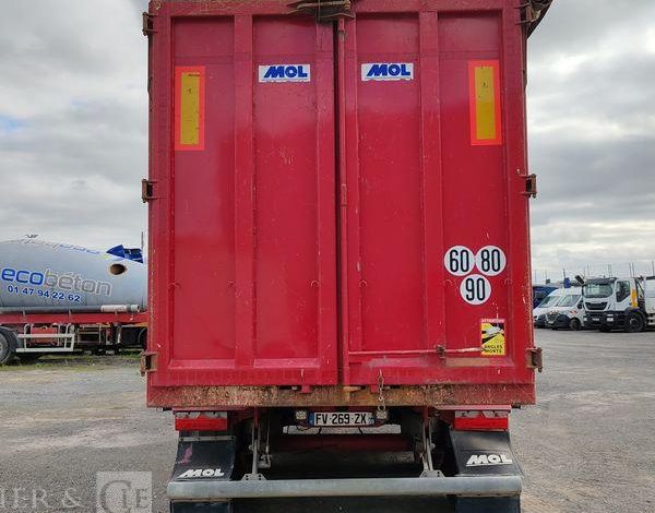 MOL BENNE A FERRAILLE DE 10M 60M3 3 ESSIEUX SUSP. AIR  FV-269-ZX