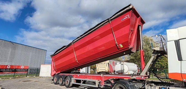 MOL BENNE A FERRAILLE DE 10M 60M3 3 ESSIEUX SUSP. AIR  FV-269-ZX
