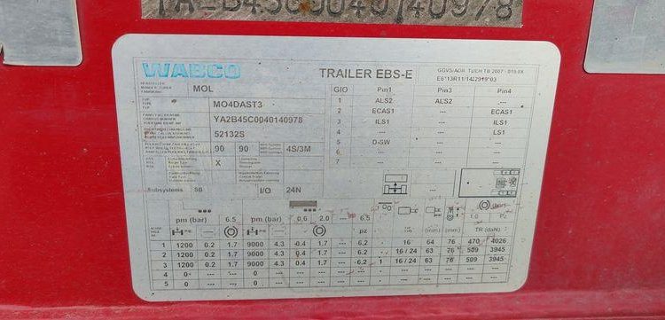 MOL BENNE A FERRAILLE DE 10M 60M3 3 ESSIEUX SUSP. AIR  FV-269-ZX