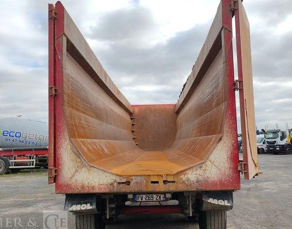 MOL BENNE A FERRAILLE DE 10M 60M3 3 ESSIEUX SUSP. AIR  FV-269-ZX