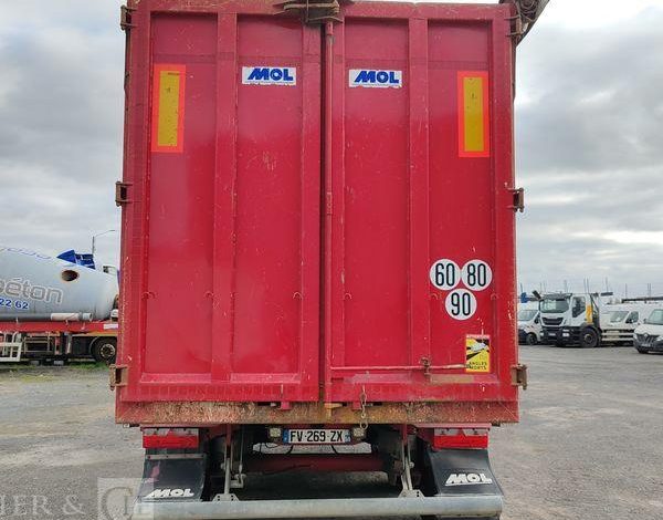 MOL BENNE A FERRAILLE DE 10M 60M3 3 ESSIEUX SUSP. AIR  FV-269-ZX