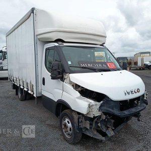 IVECO DAILY 6 CHASSIS CABINE PHASE 3 35C16 3,0D 16V 160CV AVEC CAISSE ET HAYON DIESEL BLANC GC-161-HL