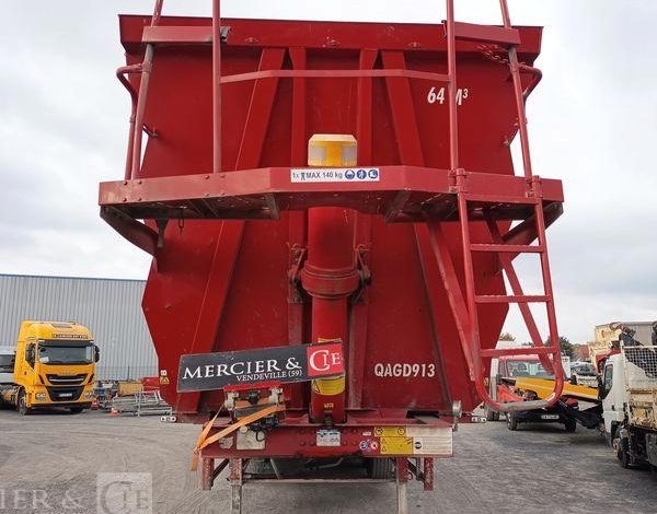 STAS BENNE A FERRAILLE 60M3 3 ESSIEUX SUSPENSIONS AIR  GF-757-WX