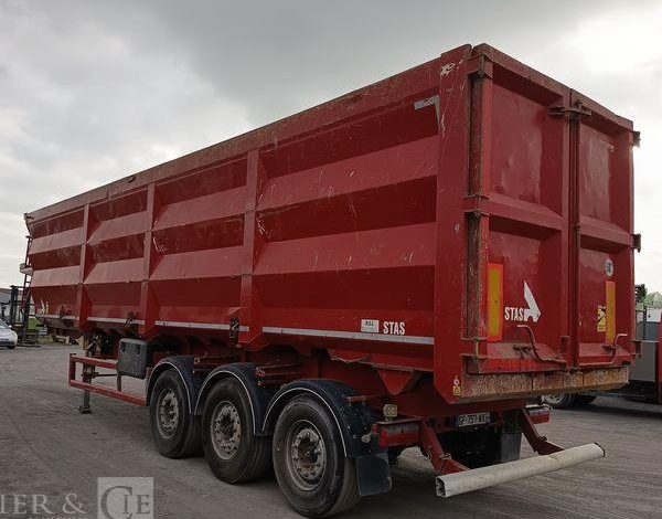 STAS BENNE A FERRAILLE 60M3 3 ESSIEUX SUSPENSIONS AIR  GF-757-WX