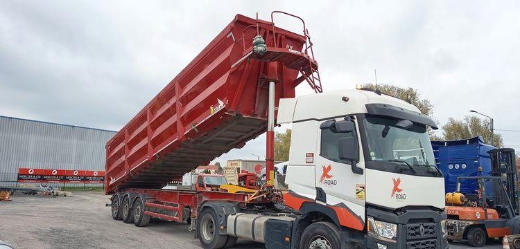 STAS BENNE A FERRAILLE 60M3 3 ESSIEUX SUSPENSIONS AIR  GF-757-WX