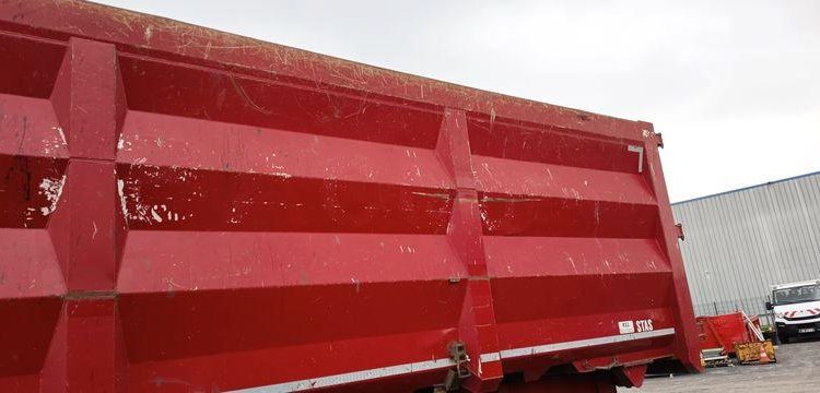 STAS BENNE A FERRAILLE 60M3 3 ESSIEUX SUSPENSIONS AIR  GF-757-WX