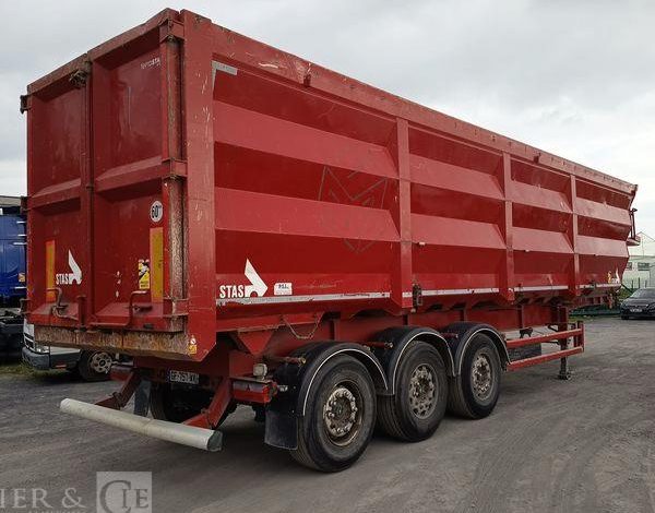 STAS BENNE A FERRAILLE 60M3 3 ESSIEUX SUSPENSIONS AIR  GF-757-WX