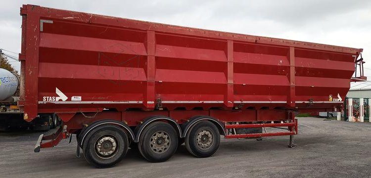 STAS BENNE A FERRAILLE 60M3 3 ESSIEUX SUSPENSIONS AIR  GF-757-WX