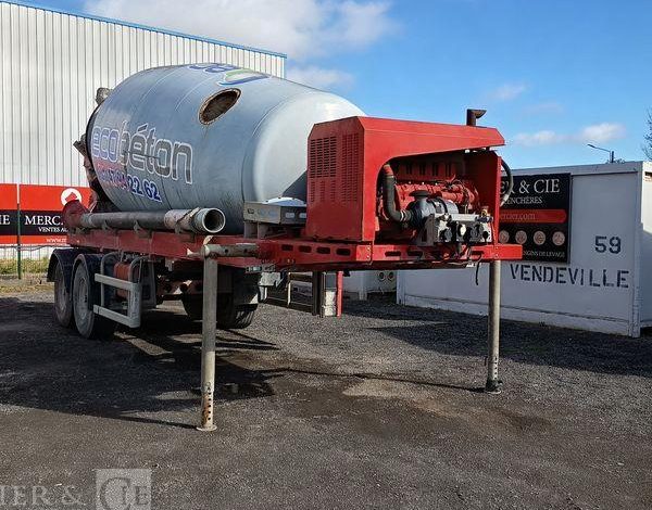 DEBUF SEMI BETONNIERE BM 12-36-2 2 ESSIEUX – PTAC 36 TONNES – ANNEE 2012  GK-847-FJ