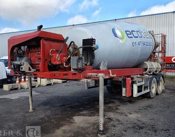 DEBUF SEMI BETONNIERE BM 12-36-2 2 ESSIEUX – PTAC 36 TONNES – ANNEE 2012  GK-847-FJ
