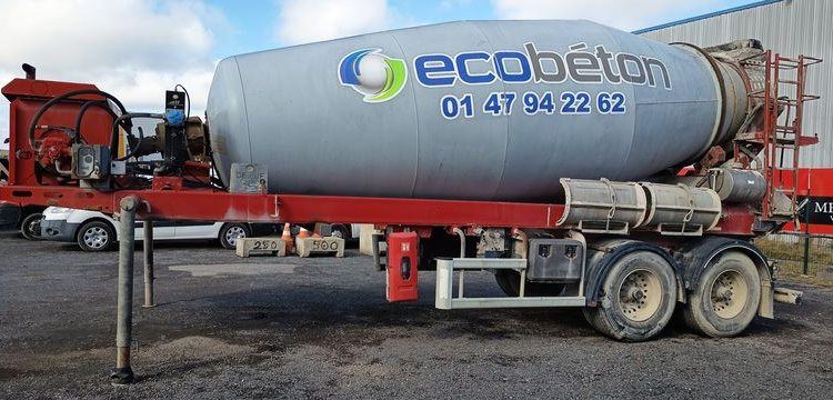 DEBUF SEMI BETONNIERE BM 12-36-2 2 ESSIEUX – PTAC 36 TONNES – ANNEE 2012  GK-847-FJ