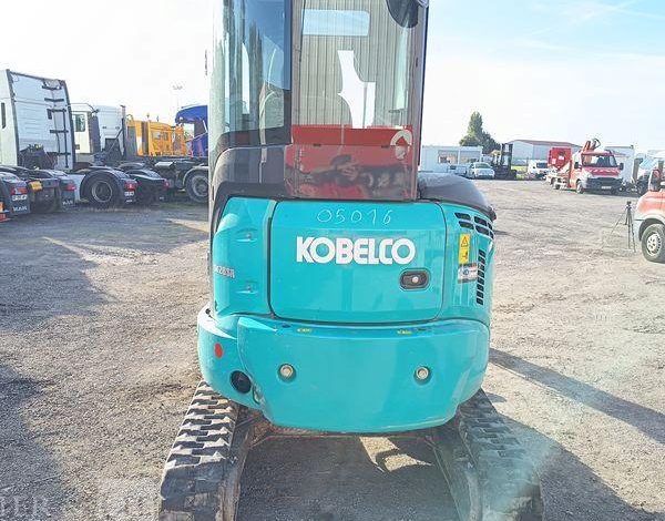 KOBELCO MINIPELLE SK26SR-7 SUR CHENILLE DIESEL 2,6 TONNES  – 296 HEURES – ANNEE 2023  5016
