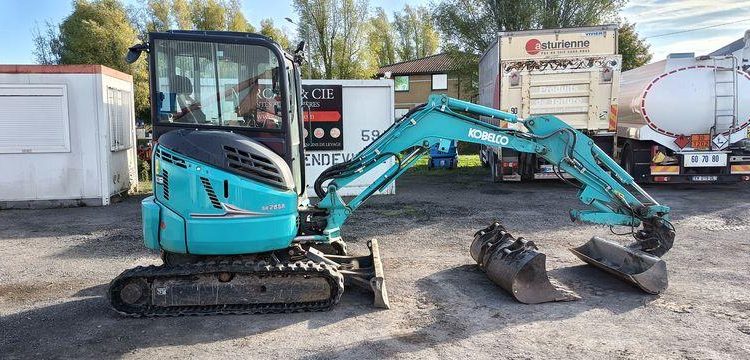 KOBELCO MINIPELLE SK26SR-7 SUR CHENILLE DIESEL 2,6 TONNES  – 296 HEURES – ANNEE 2023  5016