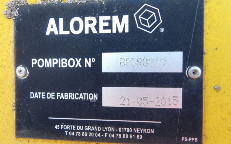 ALOREM POMPIBOX – BPDR0019  DIS010023