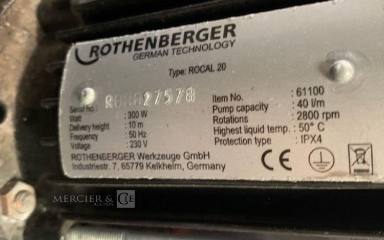 ROTHENBERGER   13MAM82025