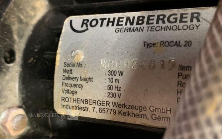 ROTHENBERGER   13MAM82025