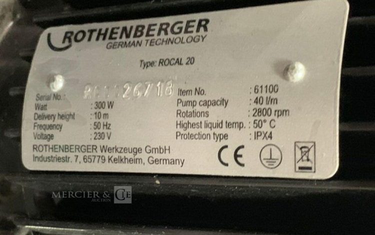 ROTHENBERGER   13MAM82025