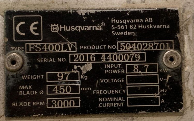 HUSQVARNA FS400LV  11MAM82025
