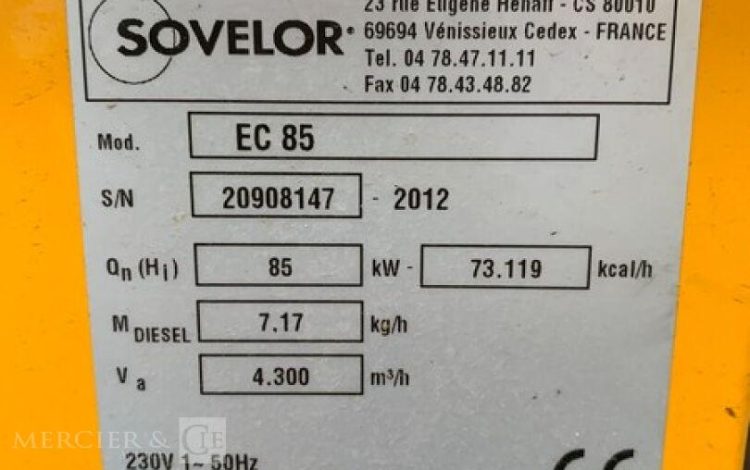 SOVELOR EC85  CID010115
