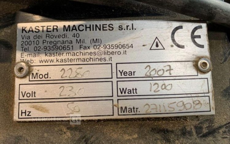 KASTER 2250  DIV000225