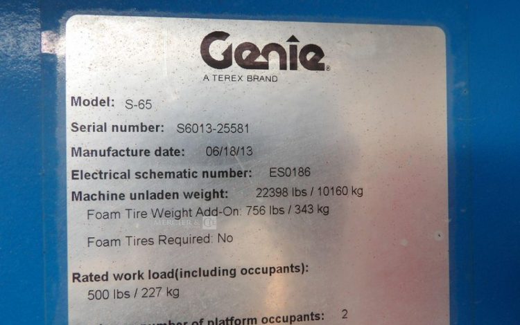 GENIE S-65  T22DVG061
