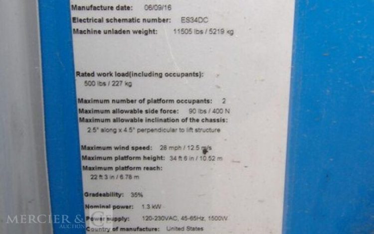 GENIE Z-34/22N  A12EG036