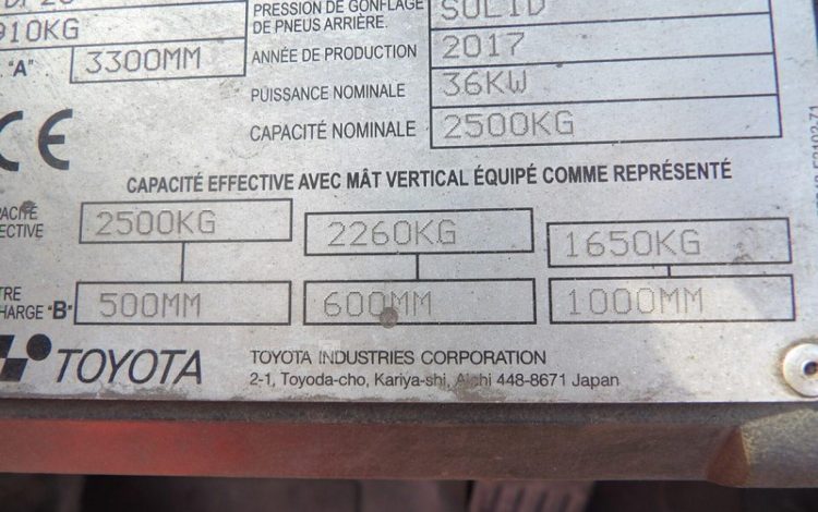 TOYOTA 02-8FDF25  2599691