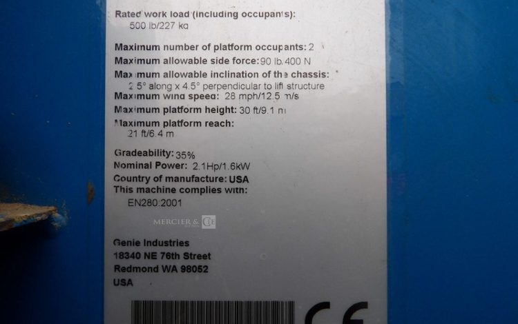 GENIE Z-30/20N  09AE1239