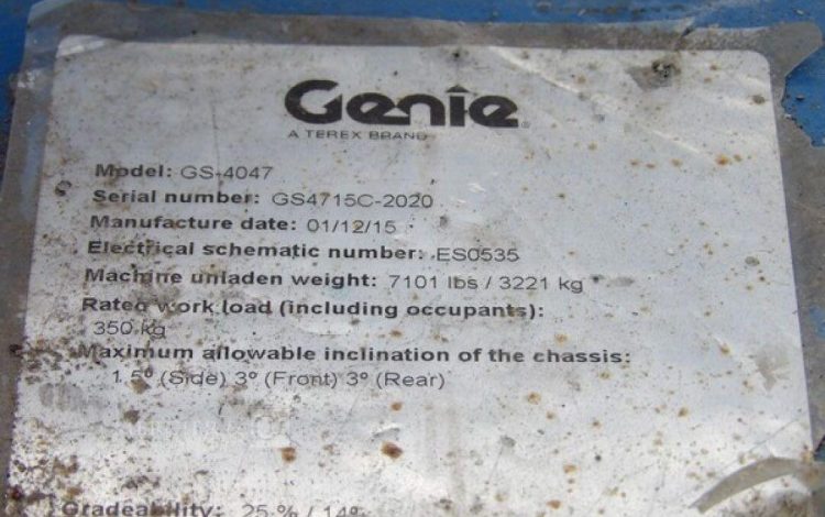GENIE GS-4047  9C14EG029