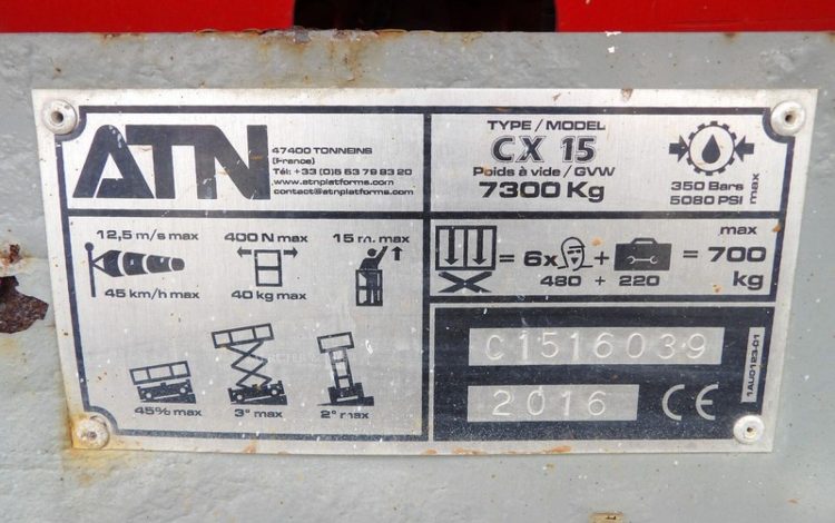 ATN CX15  232729