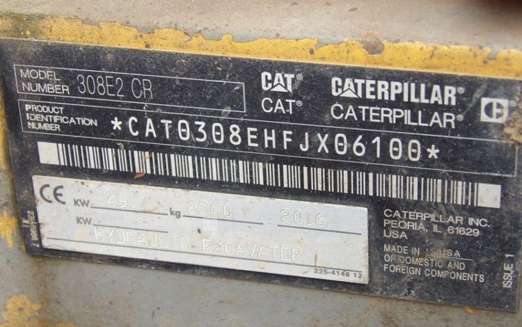 CATERPILLAR 308 E2 CR  243EXLUX