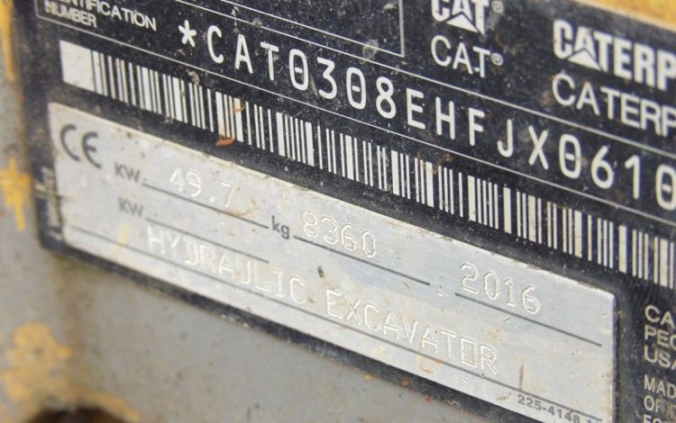 CATERPILLAR 308 E2 CR  243EXLUX