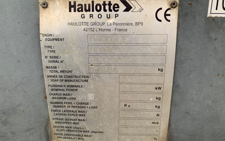 HAULOTTE HA20PX  NA136