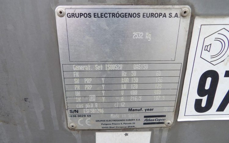 ATLAS COPCO QAS150  8157