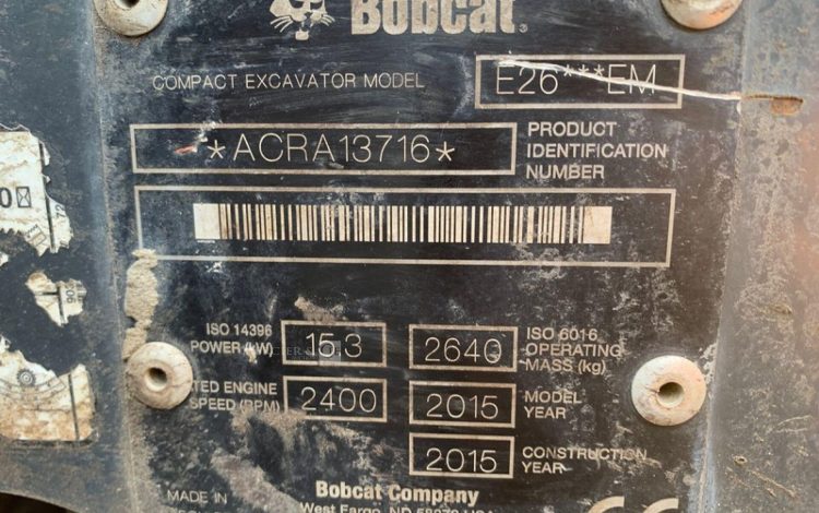 BOBCAT E26***EM  PEL746020