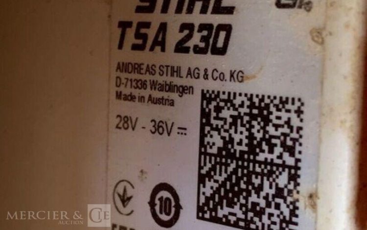 STIHL TSA230  DEC010209