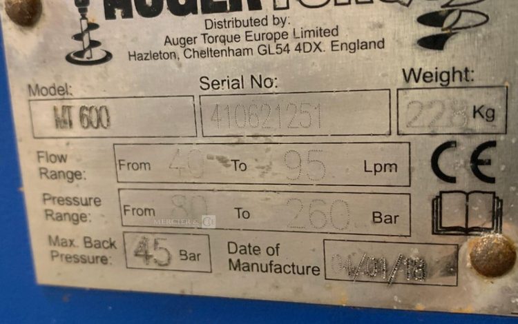 AUGERTORQUE MT600  67MAM82025