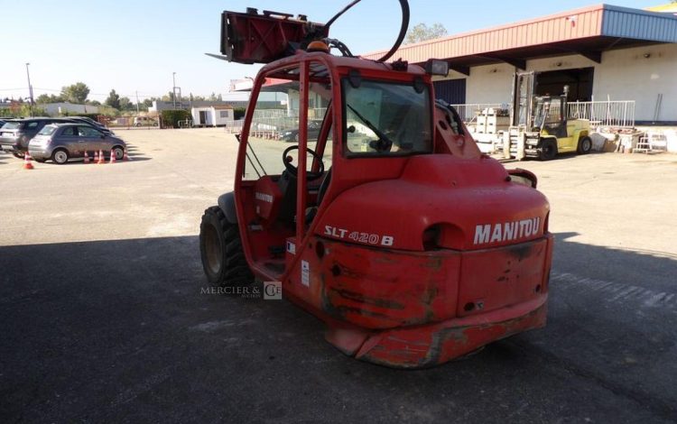 MANITOU CHARIOT TELESCOPIQUE SLT 420 B  2T  4289H AN2007 ROUGE 233543
