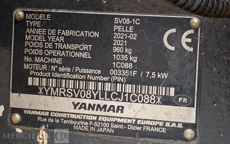 YANMAR SV08-1C  1C088