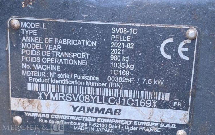 YANMAR SV08-1C  1C169