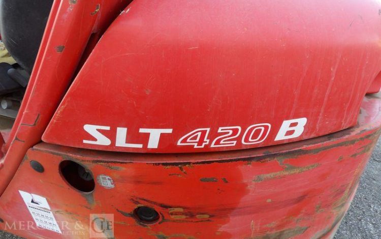 MANITOU CHARIOT TELESCOPIQUE SLT 420 B  2T  4289H AN2007 ROUGE 233543