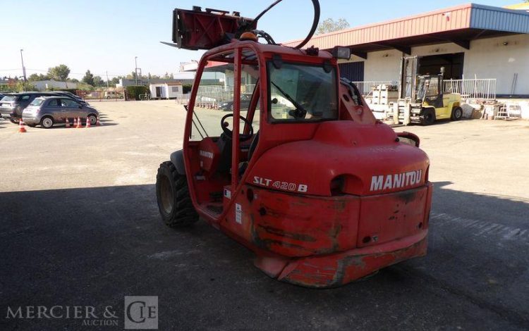 MANITOU CHARIOT TELESCOPIQUE SLT 420 B  2T  4289H AN2007 ROUGE 233543