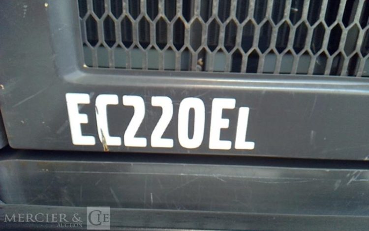 VOLVO PELLE EXCAVATOR EC220EL 25T + BLINDAGE ACIER 687H OR 316471